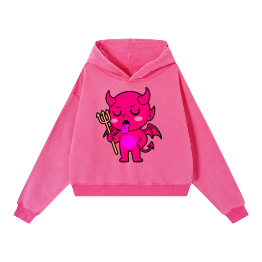 Spoiled Pink Devil Hoodie