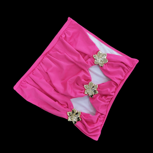 Hollow Out Swimsuit & Matching Skirt