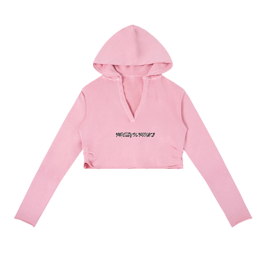 Crop PNP V Neck Hoodie