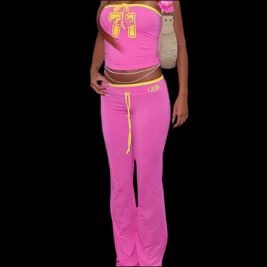 Tube Top And Trousers Suit