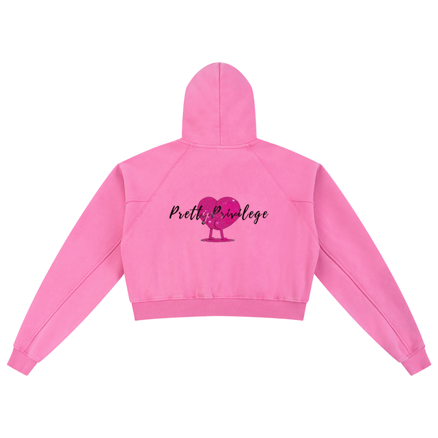 Pretty Privilege Crop Hoodie