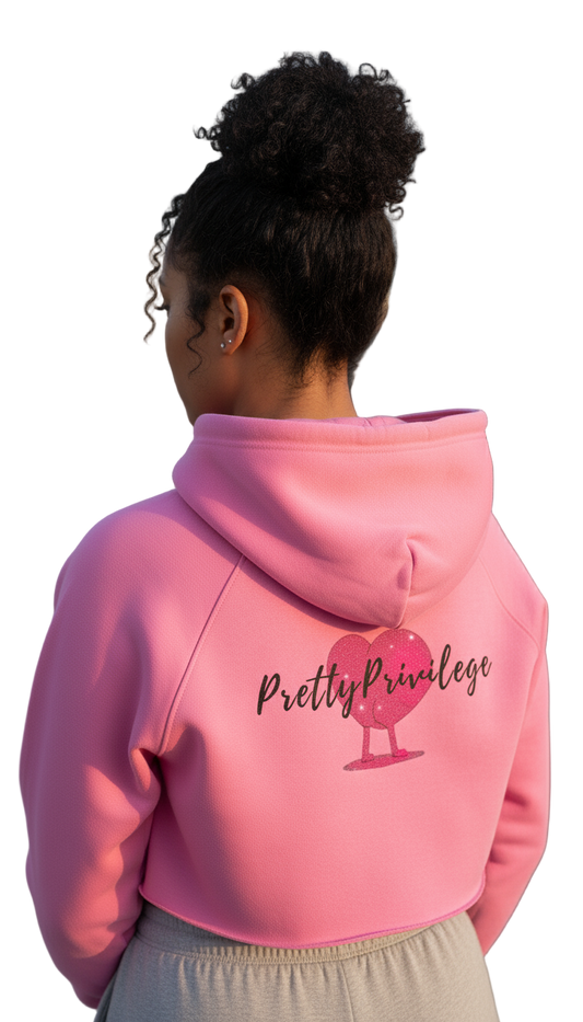 Pretty Privilege Crop Hoodie