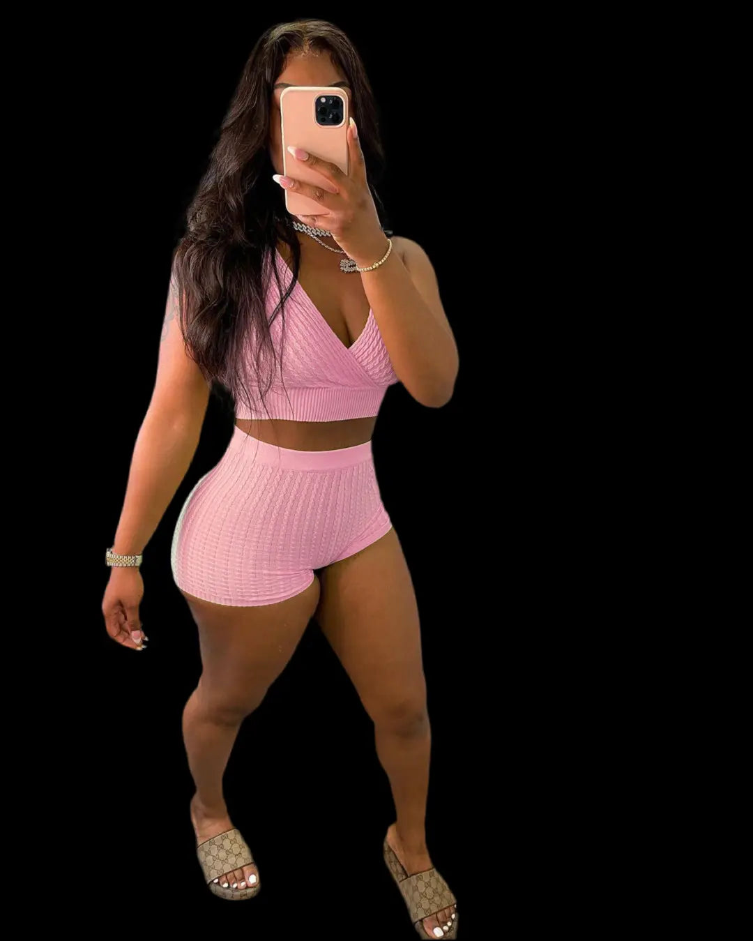 Bubble Vest Shorts Set